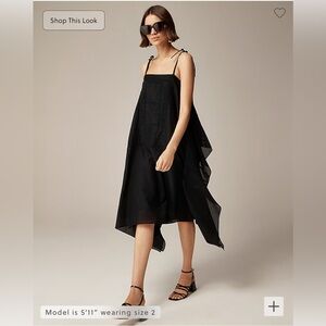 J. Crew Handkerchief Midi Dress